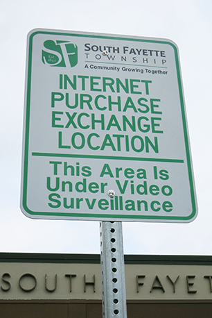 Safe Internet Exchange Location Sign